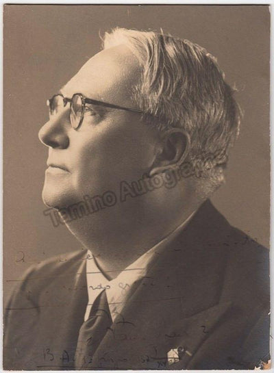 Alfano, Franco - Signed Photo 1937