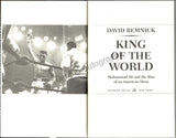 Ali, Muhammad - Signed Book "King of the World" by David Remnick