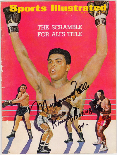 Ali, Muhammad -  Signed Sports Illustrated Magazine 1967