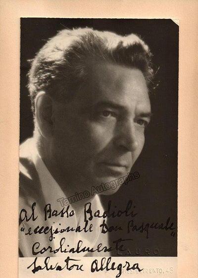 Allegra, Salvatore - Signed Photo