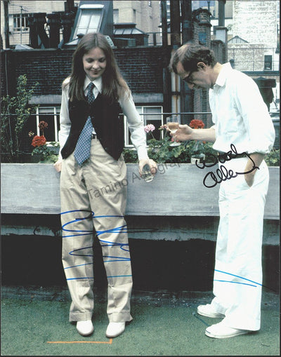 Allen, Woody - Keaton, Diane - Large Double Signed Photo