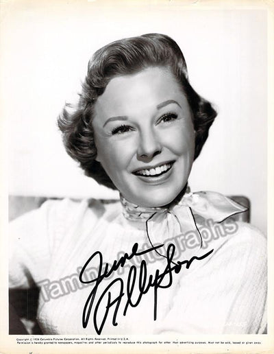 Allyson, June - Signed Photo