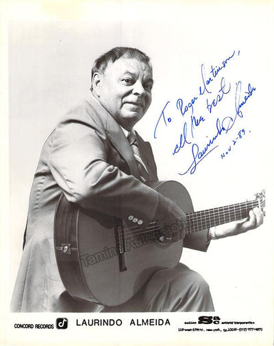 Almeida, Lurindo - Signed Promo Photo 1989