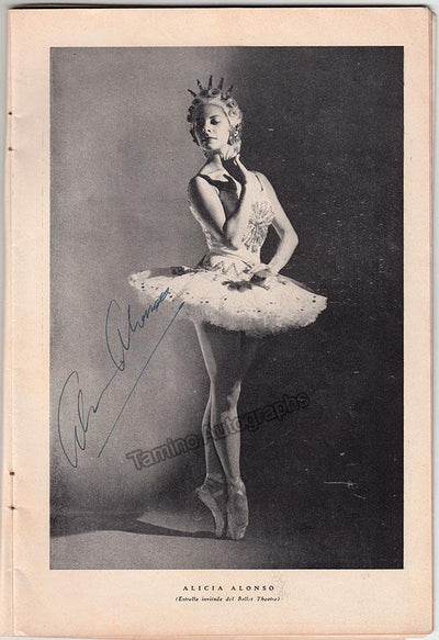 Alonso, Alicia - Alonso, Fernando - Tallchief, Marjorie & Others - Signed Program Havana 1946