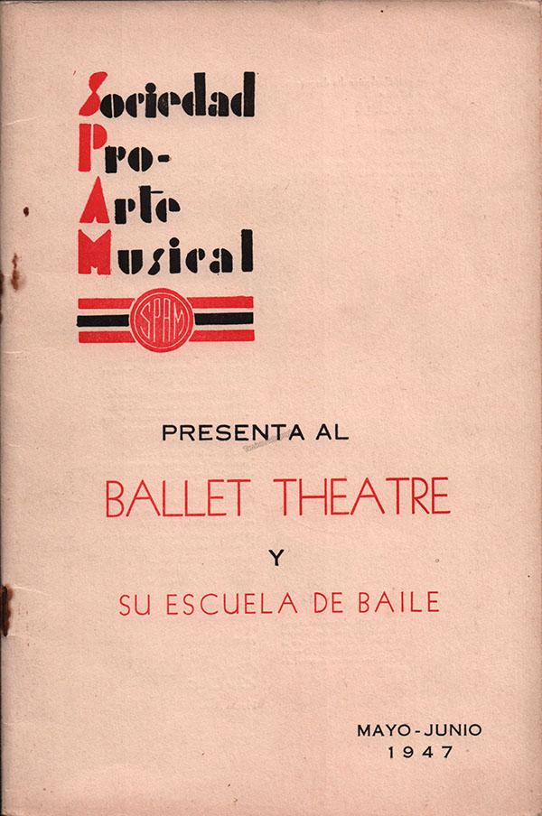 Alonso, Alicia - Youskevitch, Igor & Others - Signed Program Havana 1947 - Tamino