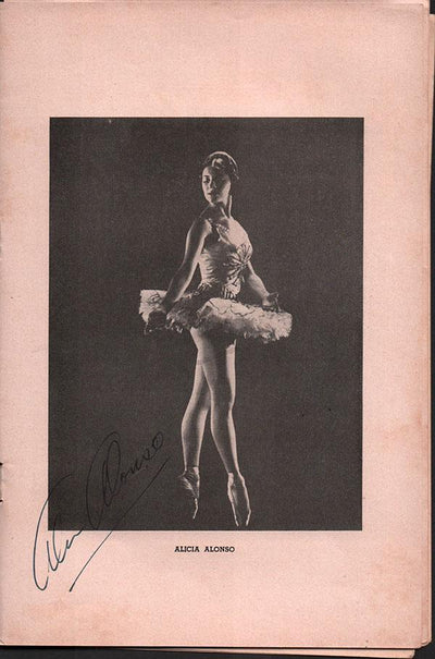 Alonso, Alicia - Youskevitch, Igor & Others - Signed Program Havana 1947
