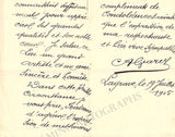 Alvarez, Albert - Autograph Letter Signed 1905