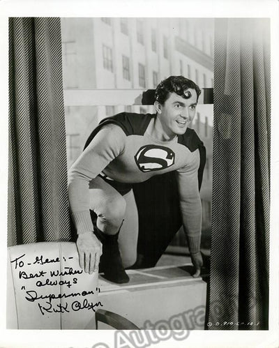 Alyn, Kirk - Signed Photo as Superman
