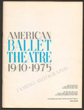 American Ballet Theatre 35th Anniversary - Signed Program 1975