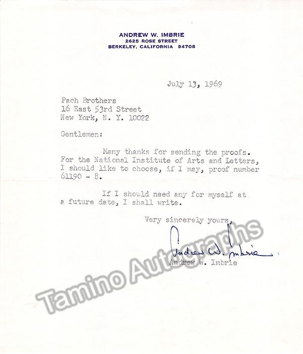 American Composers - Lot of Autograph letters and Music Quotes - Tamino