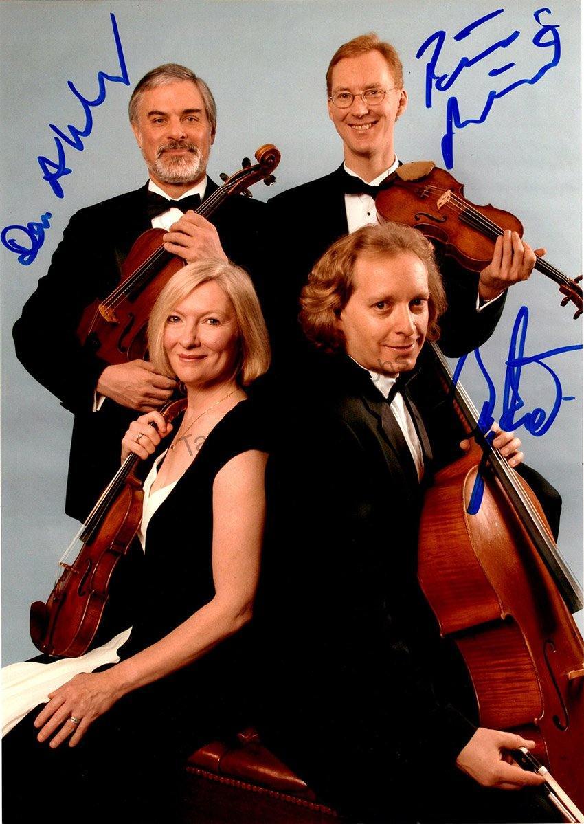 American String Quartet - Larger Size Signed Photo - Tamino