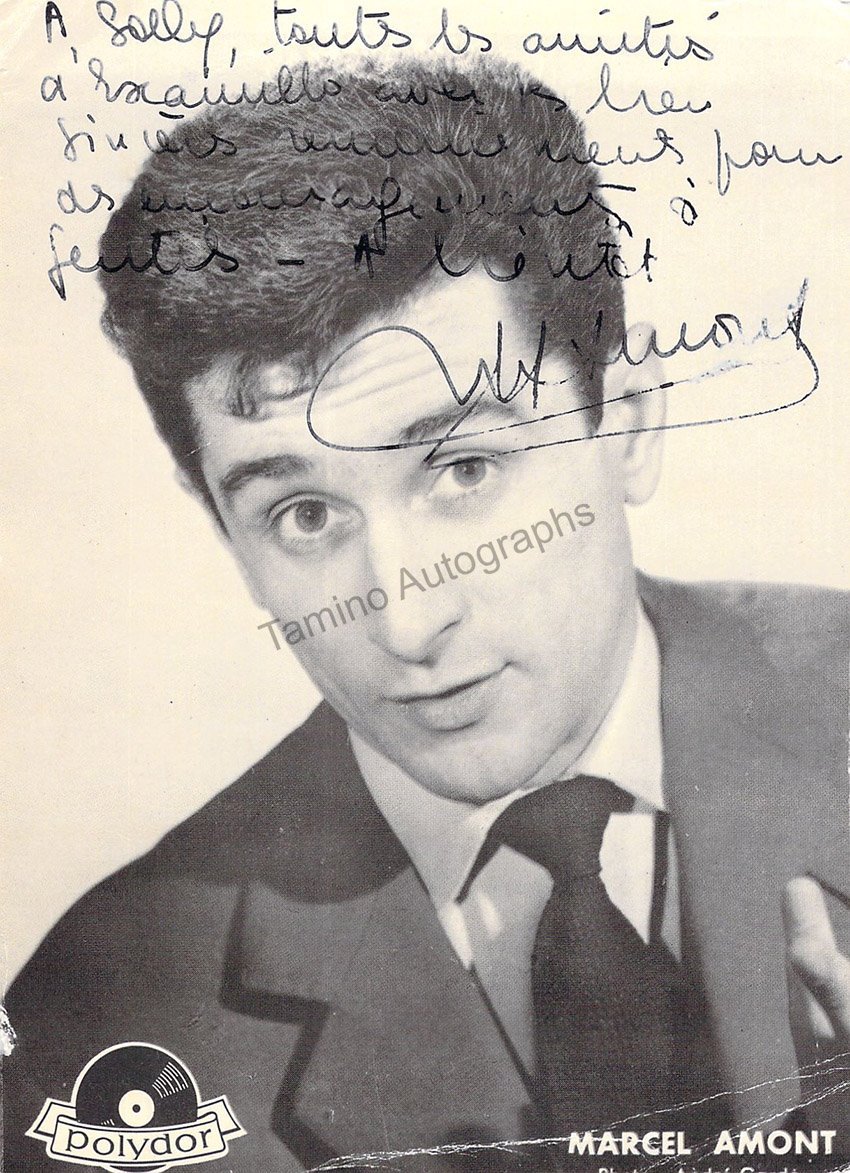 Amont, Marcel - Signed Photograph - Tamino