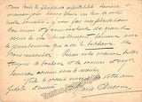 Ancona, Mario - Autograph Letter Signed 1906