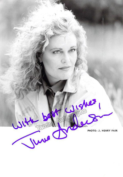 ANDERSON, June (Various Autographs)