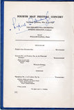 Anderson, Marian - Ormandy, Eugene - Welitch, Ljuba - Signed Program 1950