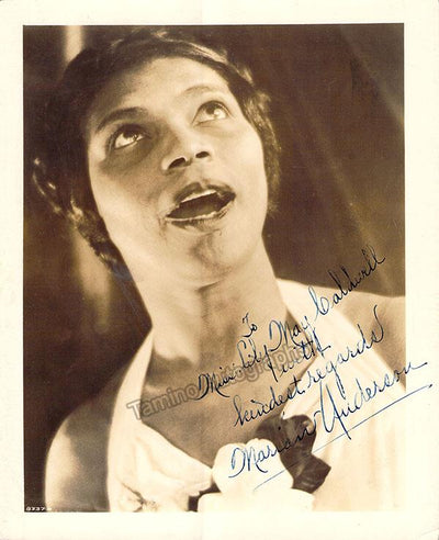 Anderson, Marian - Various Autographs
