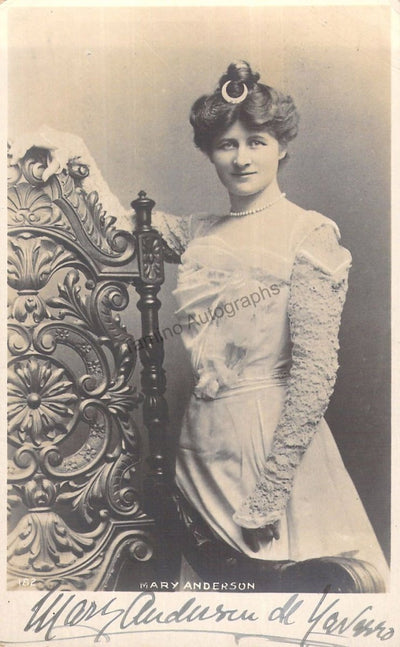 Anderson, Mary - Signed Photograph