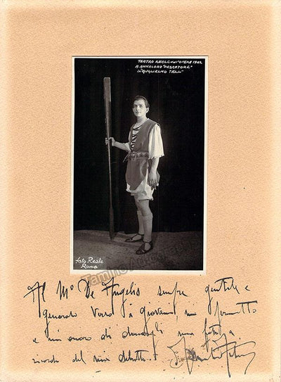 Annaloro, Antonio - Signed Photo in Guglielmo Tell