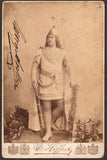 Anthes, Georg - Signed Cabinet Photo as Lohengrin