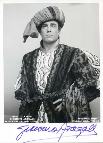 Aragall, Giacomo - Signed photo in Capuleti