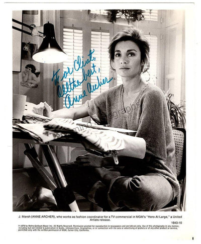 Archer, Anne - Signed Photograph in "Hero At Large"