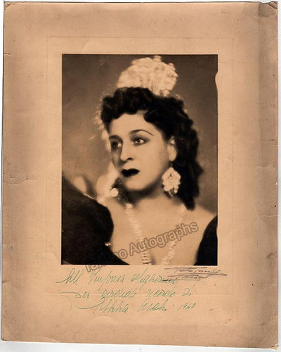 Archi, Attilia - Large Signed Photo 1940