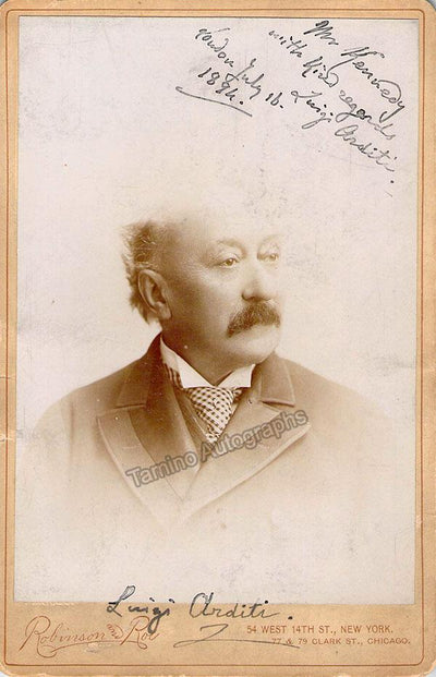 Arditi, Luigi - Signed Cabinet Photo 1894