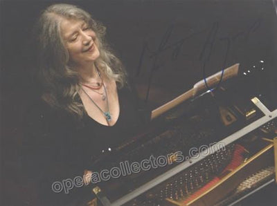 Argerich, Martha - Large Signed Photo