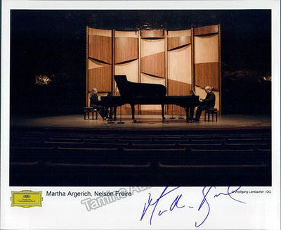 Argerich, Martha - Signed Photo