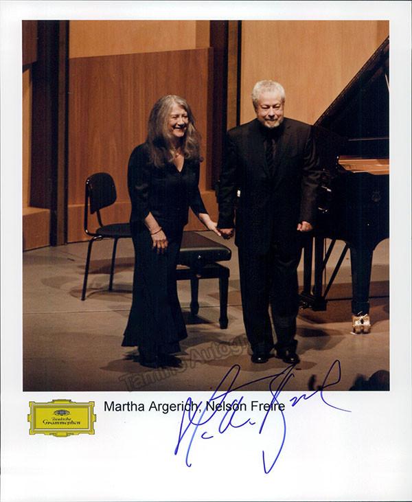 Argerich, Martha - Signed Photo - Tamino