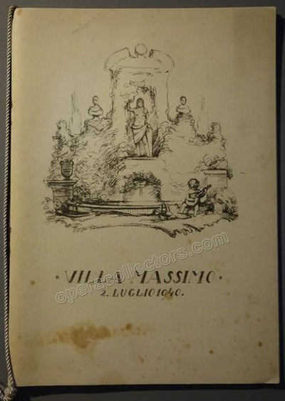 Ariadne auf Naxos Gala Performance Program 1940 - Clemens Krauss