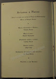 Ariadne auf Naxos Gala Performance Program 1940 - Clemens Krauss