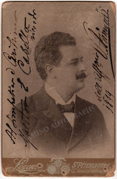 Arimondi, Vittorio - Signed Cabinet Photo 1899