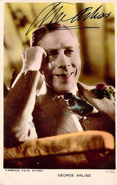 Arliss, George - Signed Photo Postcard