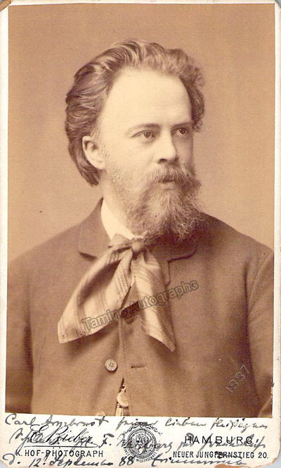 Armbrust, Carl - Signed Photograph 1888