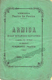 Armida - Ballet Program Teatro La Fenice Venice 1876-77