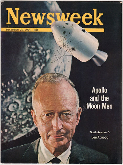 Armstrong, Neil - Signed Newsweek Magazine 1964