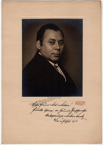 Arnold, Anton - Large Photograph Signed 1928
