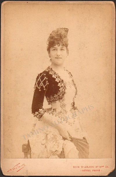 Arnoldson, Sigrid - Cabinet Photo