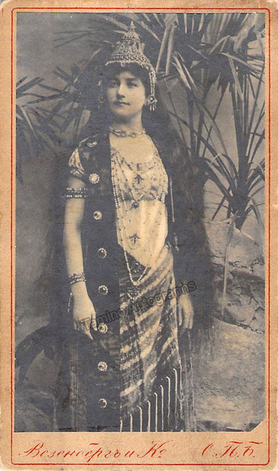 Arnoldson, Sigrid - CDV in Thais
