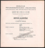 Arrau, Claudio - Concert Program Berlin 1961