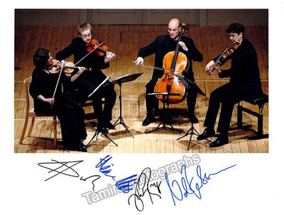 Artemis Quartet - Signed Photo in Performance
