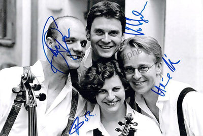 Artemis String Quartet - Larger Size Signed Photo