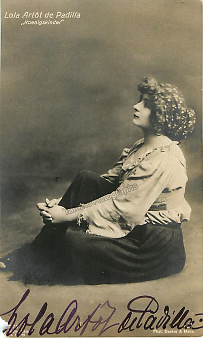Artot de Padilla, Lola - Various Autographs