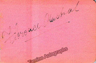 Austral, Florence - Signed Album Page