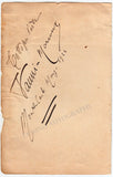 Autograph Album - 15+ Signatures Opera Singers WWI