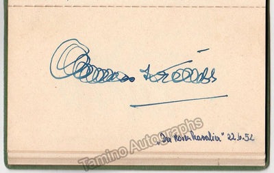 Autograph Album - 30+ Signatures Vienna Staatsoper 1952