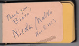 Autograph Album - 40+ Signatures of Pianists, Violinists, etc 1950s