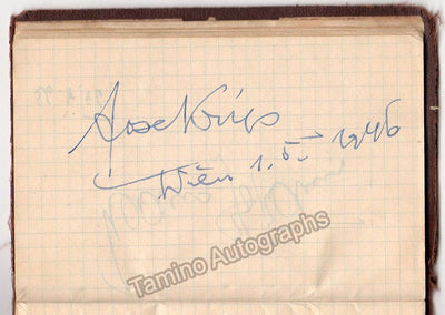 Autograph Album - 85+ Signatures Vienna Staatsoper 1940s