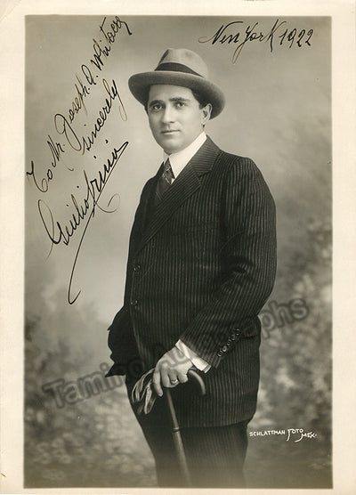 Crimi, Giulio - Signed Photo 1922